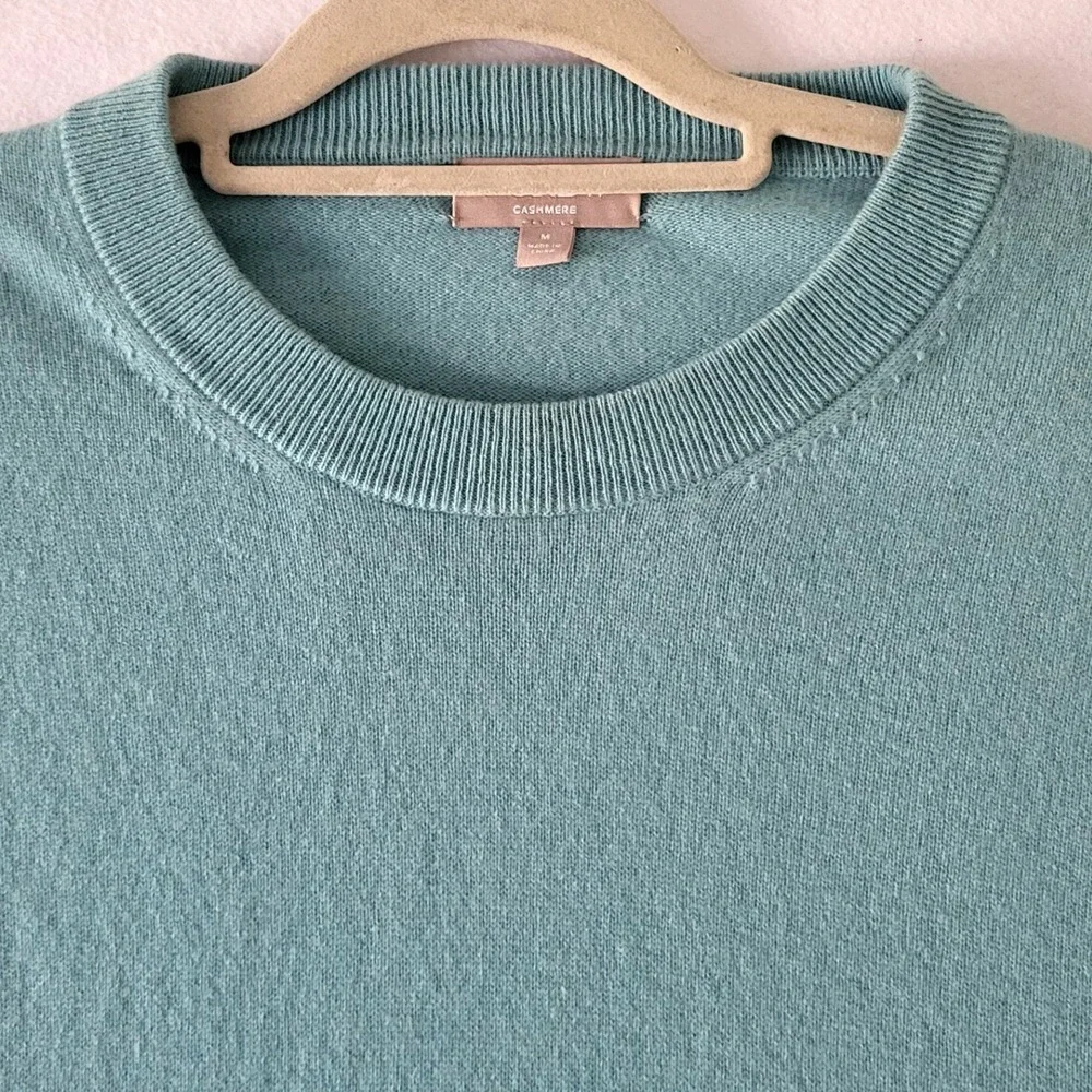 J. Crew The Good Cashmere Sweater Womens Medium Seafoam Green Re-Imagined